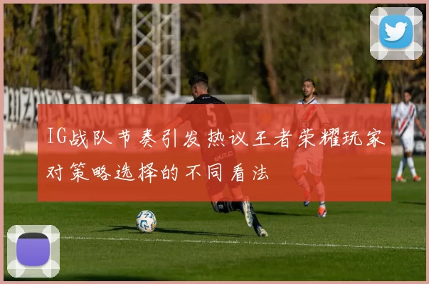 IG战队节奏引发热议王者荣耀玩家对策略选择的不同看法