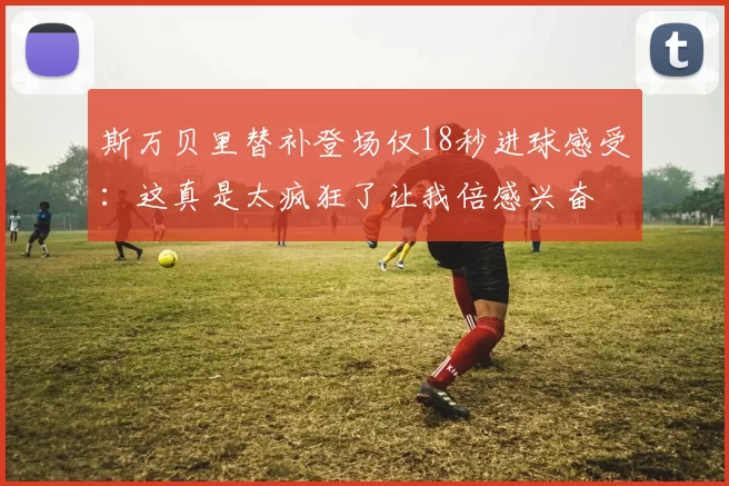 斯万贝里替补登场仅18秒进球感受:这真是太疯狂了让我倍感兴奋